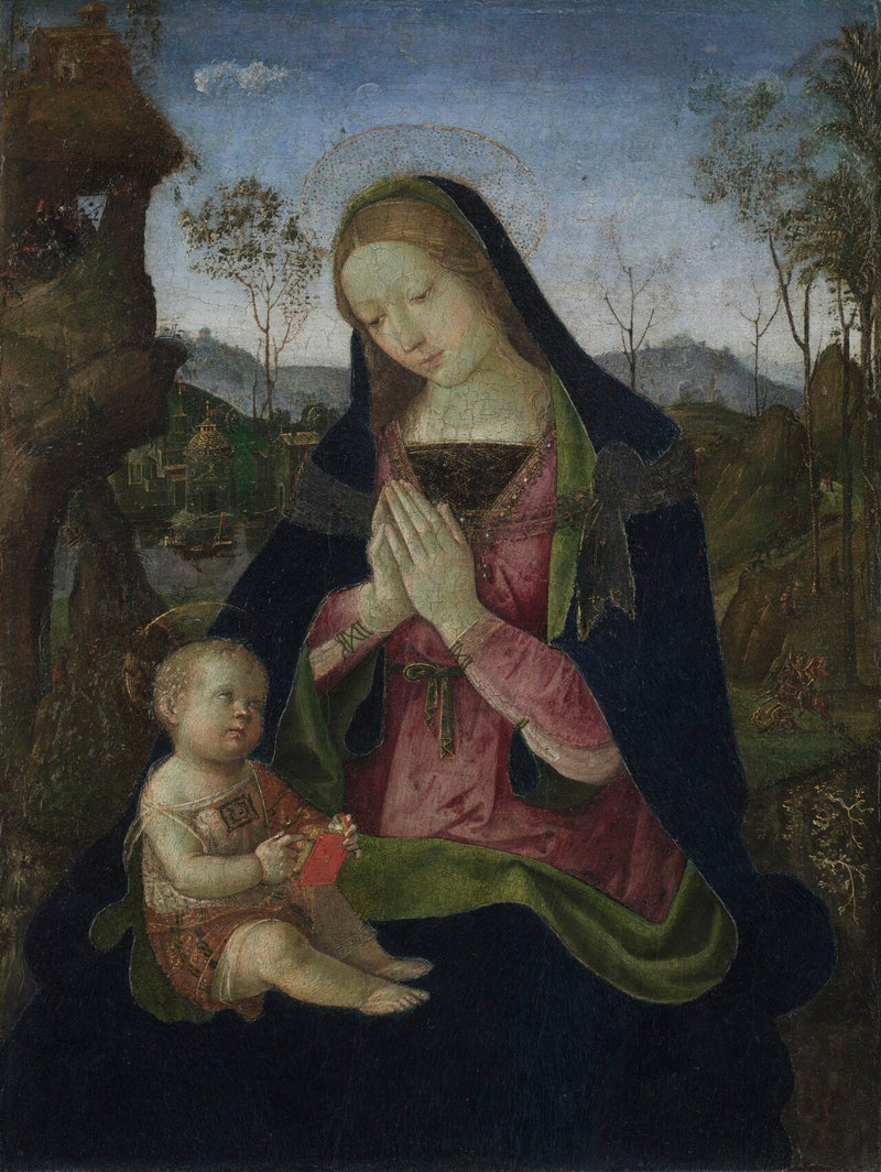 Virgem e Criança - Pinturicchio