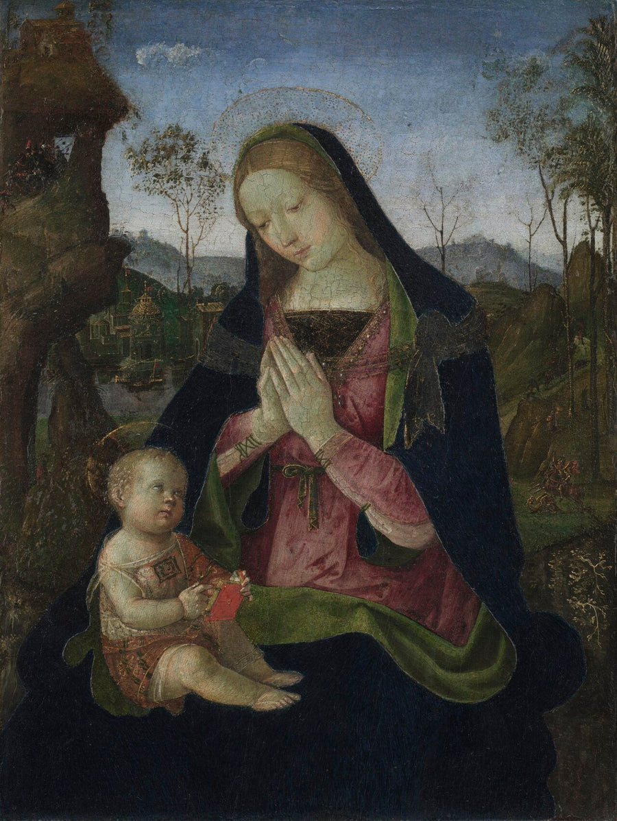 Virgem e Criança - Pinturicchio