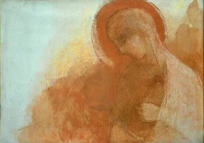 Virgem - Odilon Redon