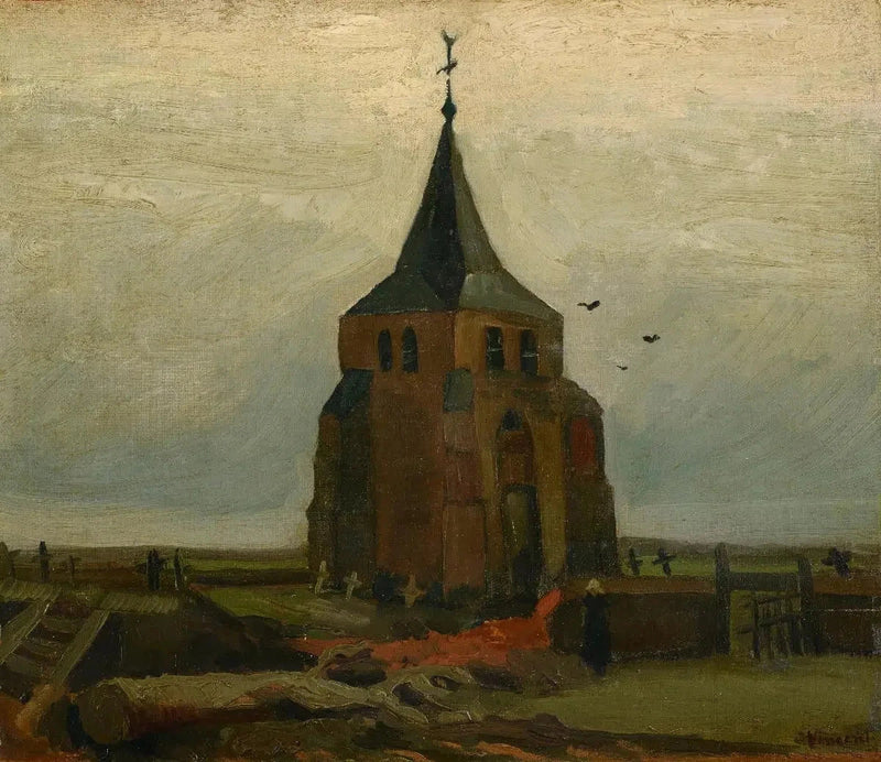 O Velho Campanário - Vincent van Gogh