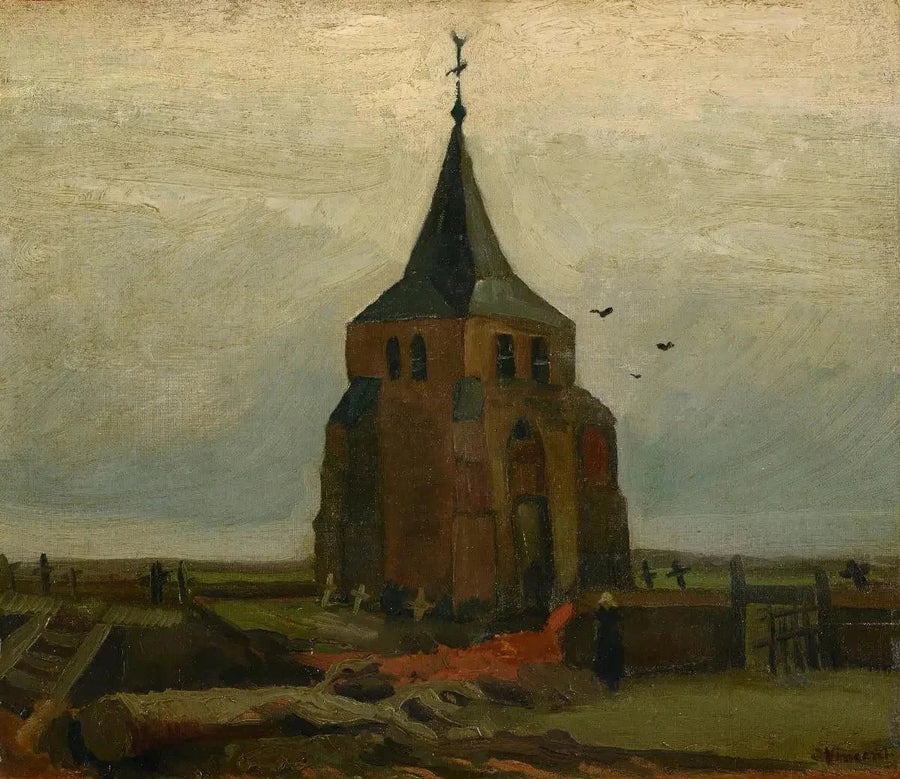 O Velho Campanário - Vincent van Gogh