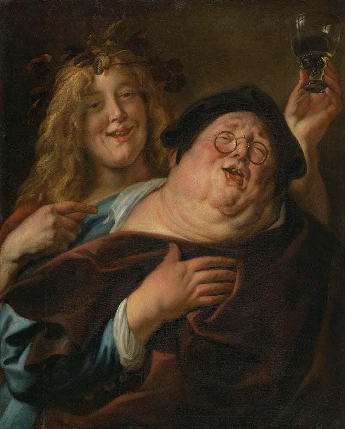 vieux fêtard - Jacob Jordaens