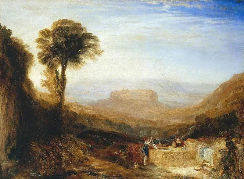 Vista de Orvieto, Pintada em Roma - J. M. W. Turner
