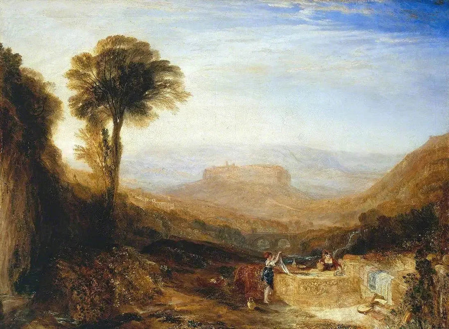 Vista de Orvieto, Pintada em Roma - J. M. W. Turner