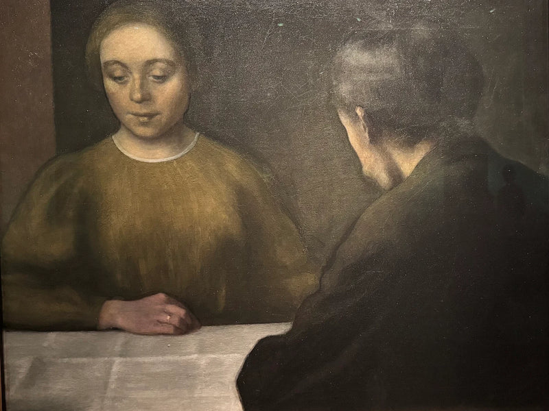 Double portrait de l’artiste et de son épouse - Vilhelm Hammershøi