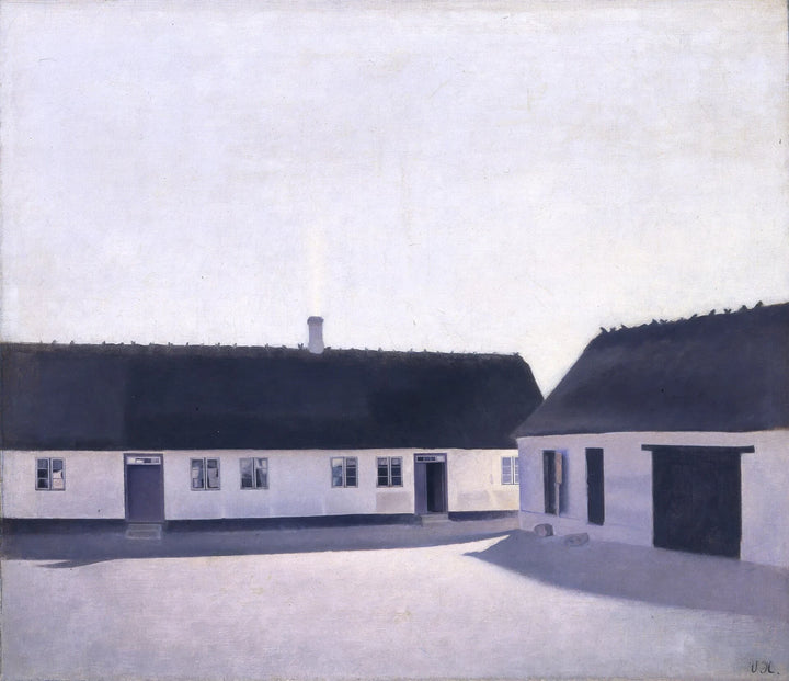 Fazenda em Refsnæs - Vilhelm Hammershøi