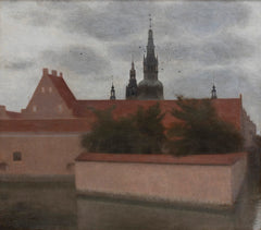 Castelo de Frederiksborg - Vilhelm Hammershøi