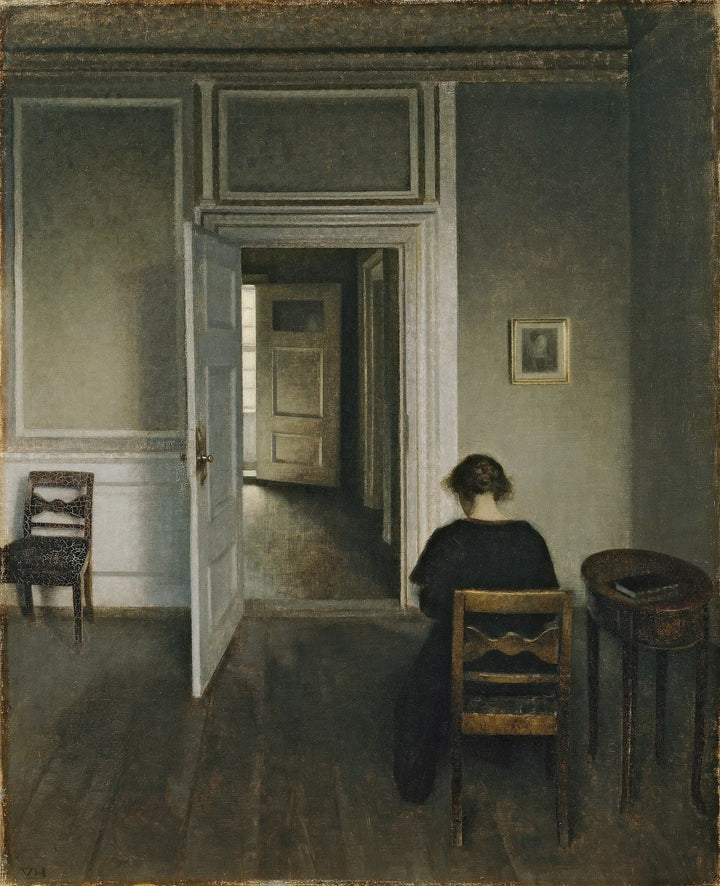 Interior, Strandgade 30, 1906 - Vilhelm Hammershøi