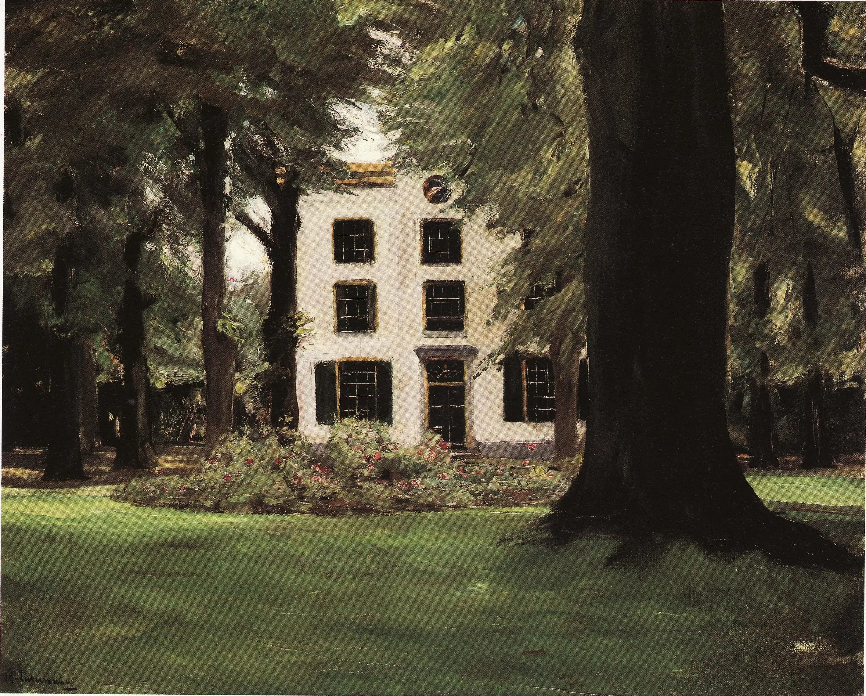 Villa à Hilversum - Max Liebermann image 1 copie peinte à la main à l’huile