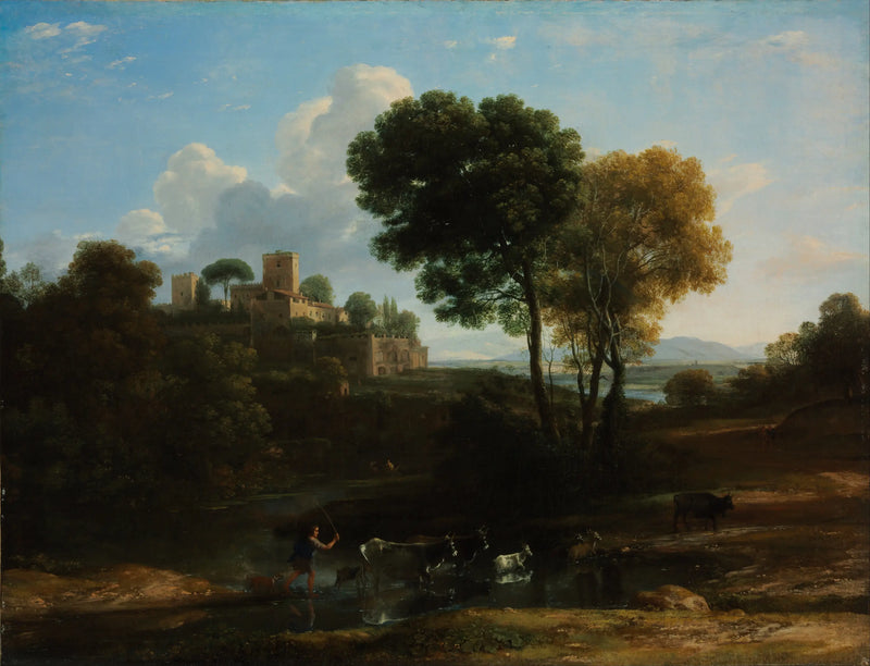 Villa na campanha romana - Claude Lorrain
