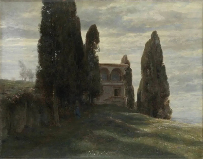 Villa italiana na primavera - Arnold Böcklin