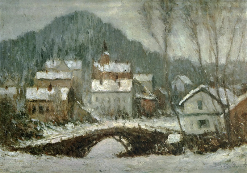 Aldeia de Sandviken - Claude Monet