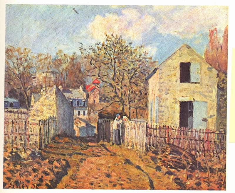 Vila de Voisins - Alfred Sisley