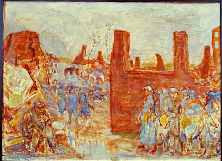 Vila em ruínas - Pierre Bonnard