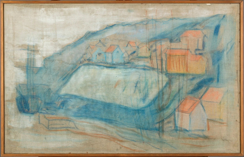 Vila perto do mar - Edvard Munch