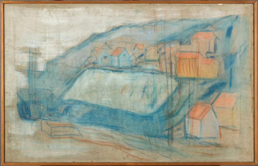 Vila perto do mar - Edvard Munch