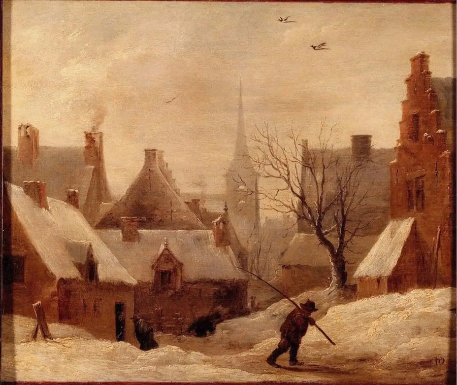 Vilarejo sob a neve - David Teniers, o Jovem
