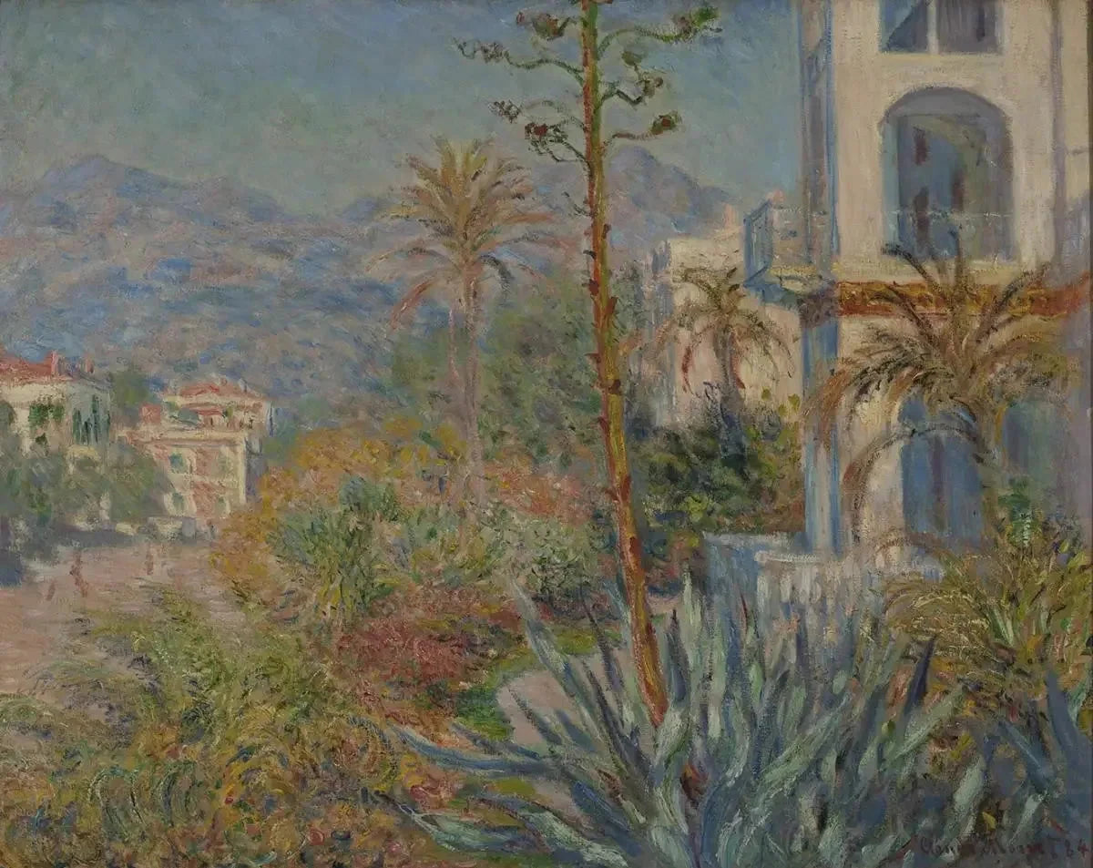 Les Villas à Bordighera W856 par Claude Monet, Santa Barbara Museum of Art