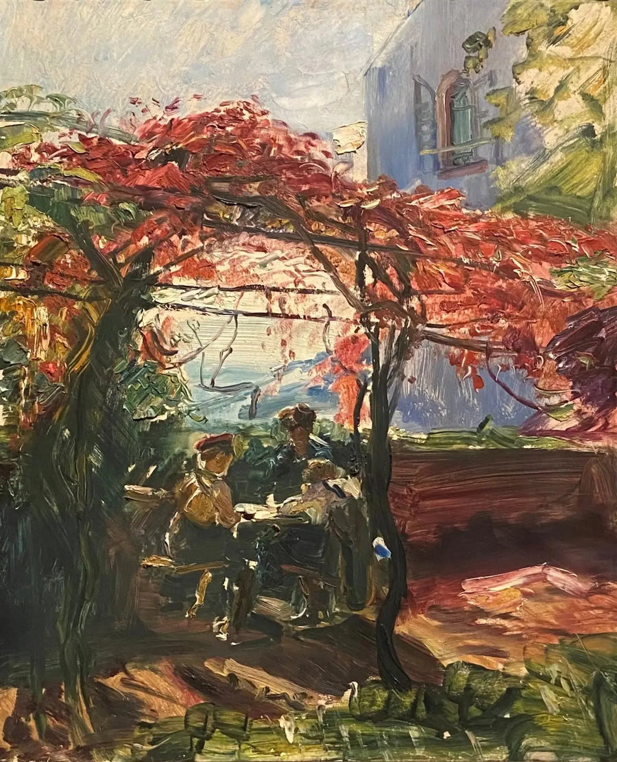 Pérgola de videira em Neukastel - Max Slevogt