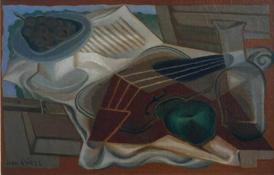 Violino e compoteira - Juan Gris