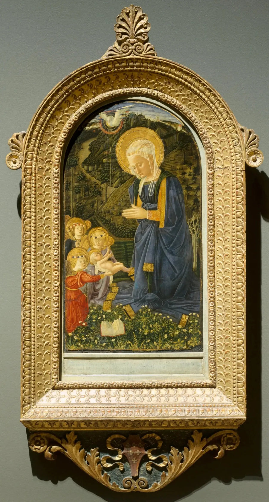 Virgem e Menino com Anjos - Fra Filippo Lippi