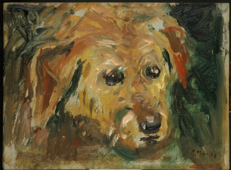 Rosto de cachorro - Edvard Munch