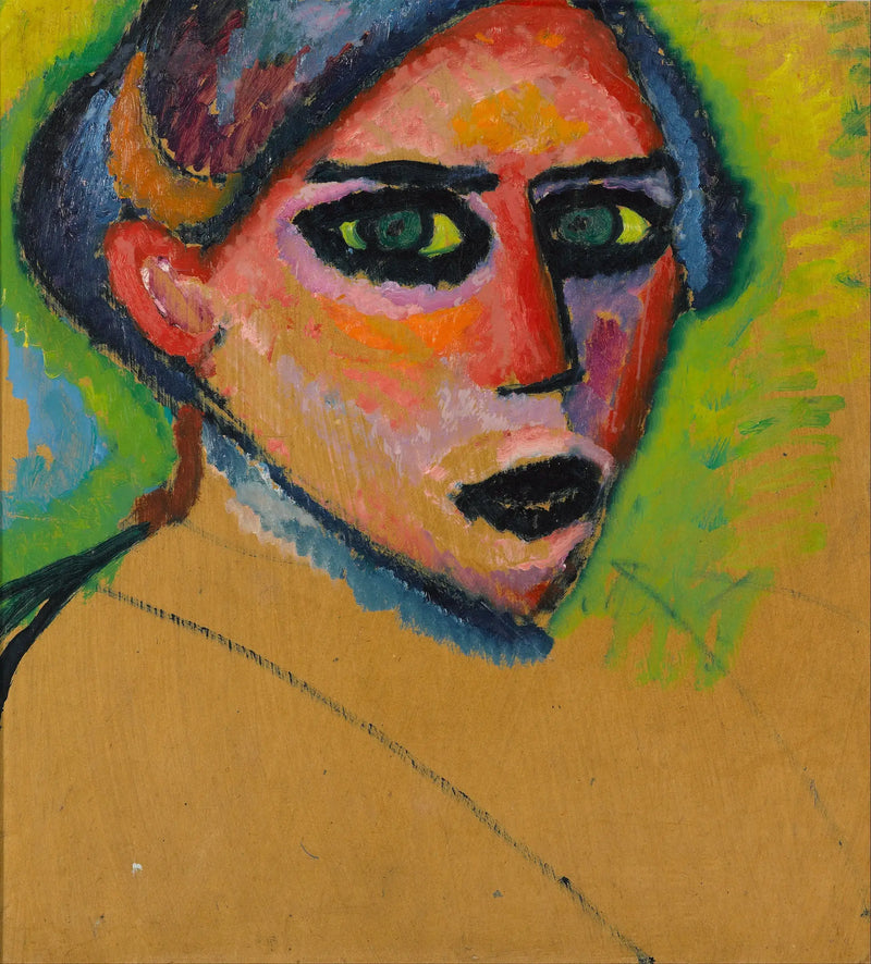 rosto de mulher - Alexej von Jawlensky