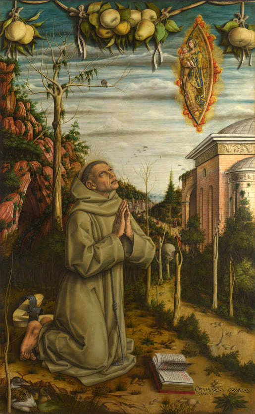 Visão do bem-aventurado Gabriele Ferretti - Carlo Crivelli