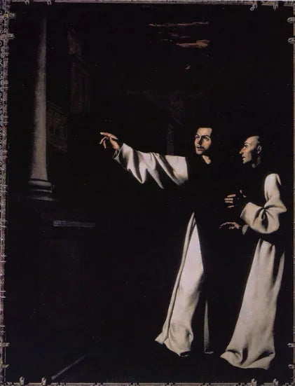Visão premonitória do irmão Pedro de Salamanca - Francisco de Zurbarán