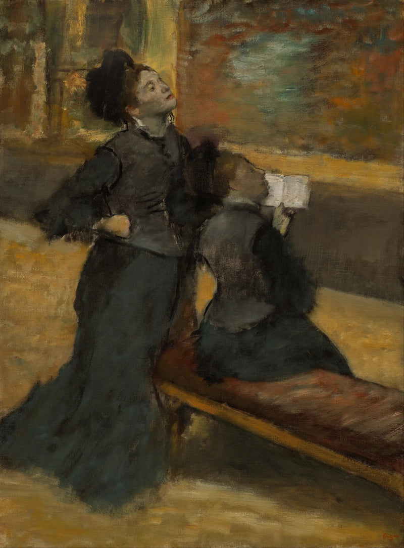 Visita a um museu - Edgar Degas