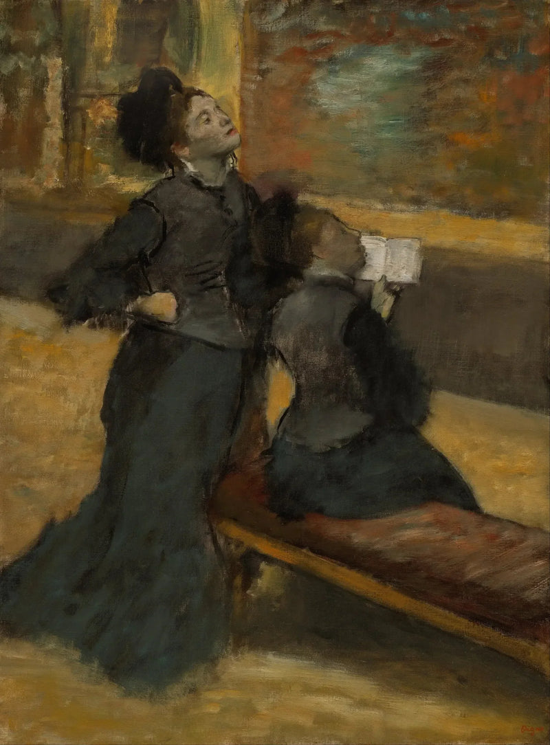Visita a um museu - Edgar Degas