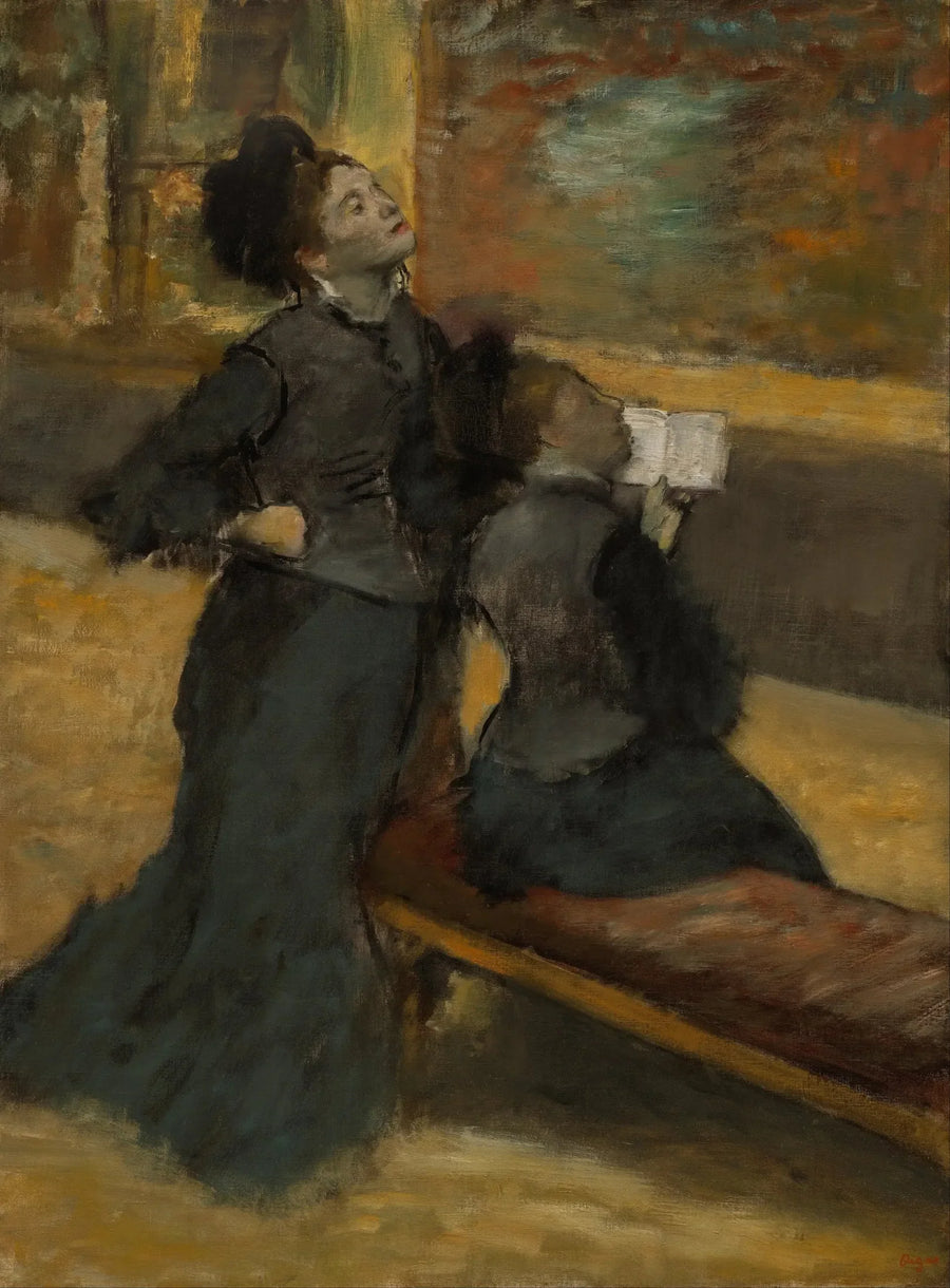 Visita a um museu - Edgar Degas