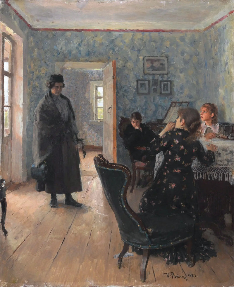 Visita inesperada - Ilya Repin