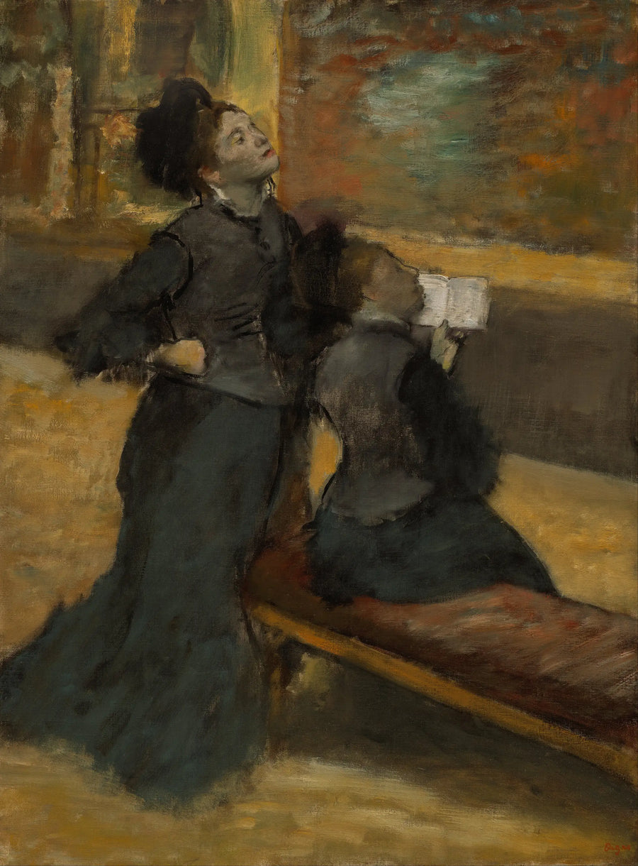 A visita ao museu - Edgar Degas