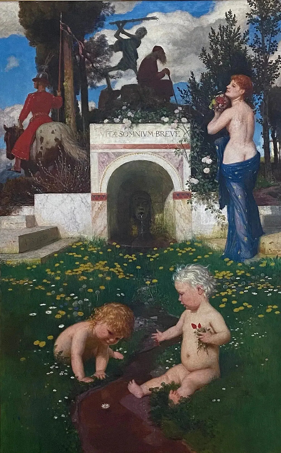 Vita somnium breve (A vida é um sonho breve) - Arnold Böcklin