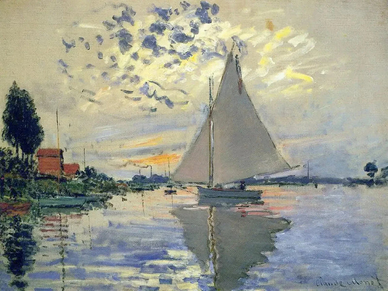 Veleiro em Petit-Gennevilliers W336 - Claude Monet