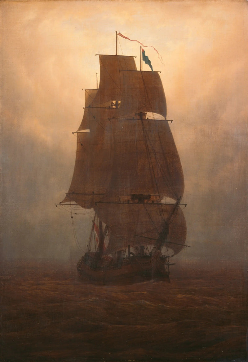 Veleiro - Caspar David Friedrich