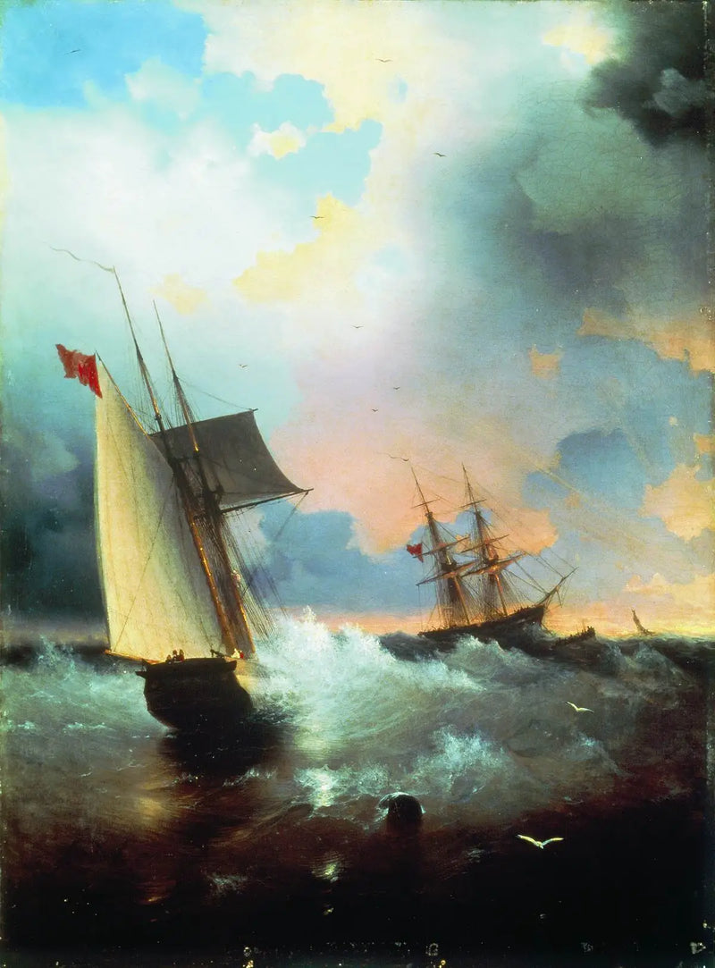 Veleiro . - Ivan Aivazovsky