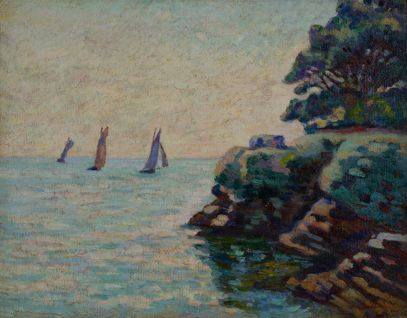 Veleiros em Saint Palais sur Mer - Armand Guillaumin