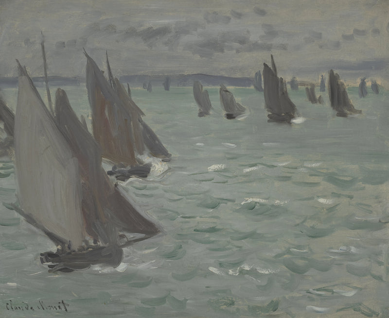 Veleiros no mar W125 - Claude Monet