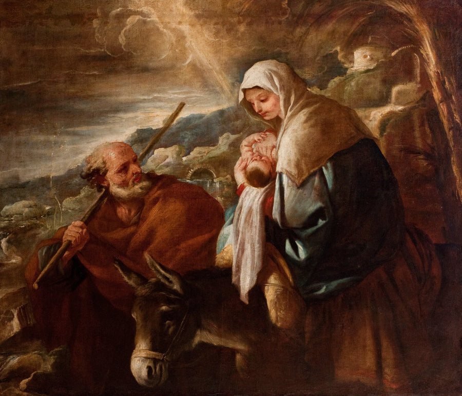 Viagem ao Egito - Luca Giordano