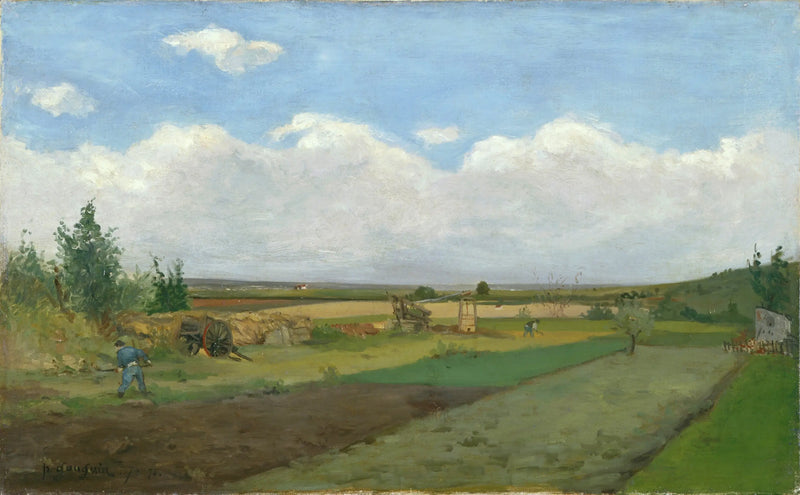 Viajantes dos campos na planície - Paul Gauguin