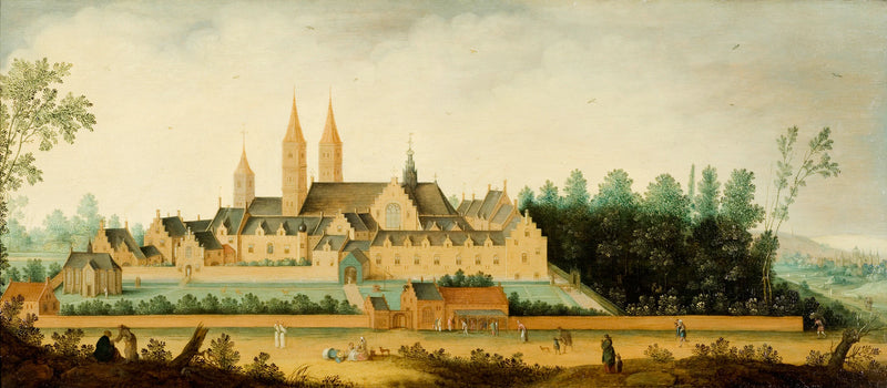 Vue de l'abbaye d'Egmond-Binnen - Claes Jacobsz. van der Heck