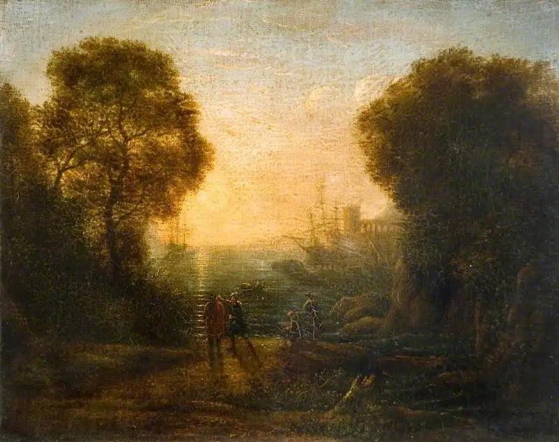 Vista costeira - Claude Lorrain