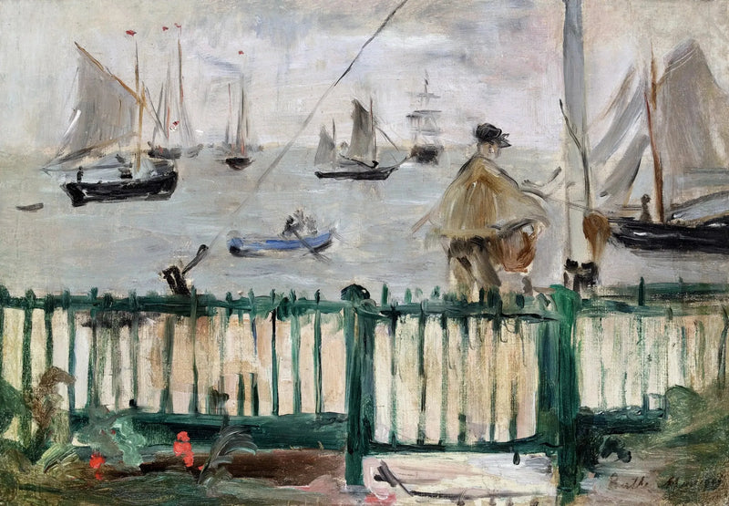 Vista da Inglaterra ou Na Ilha de Wight - Berthe Morisot
