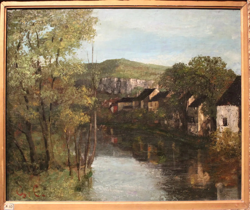 Vista de Ornans - Gustave Courbet
