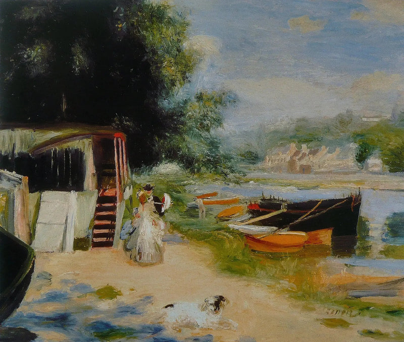 Vista de Bougival - Pierre-Auguste Renoir