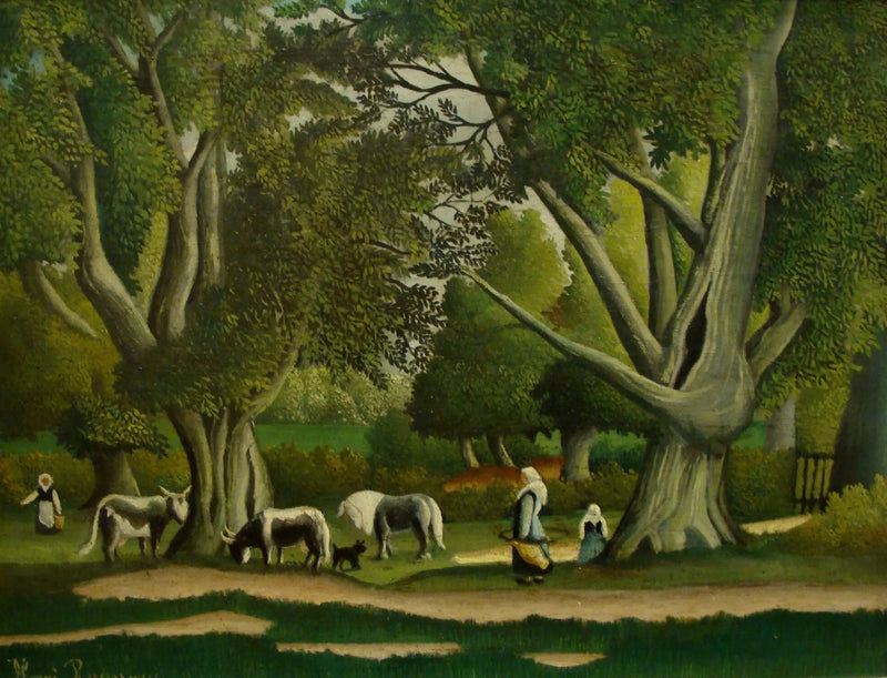 Vista da Bretanha - Henri Rousseau