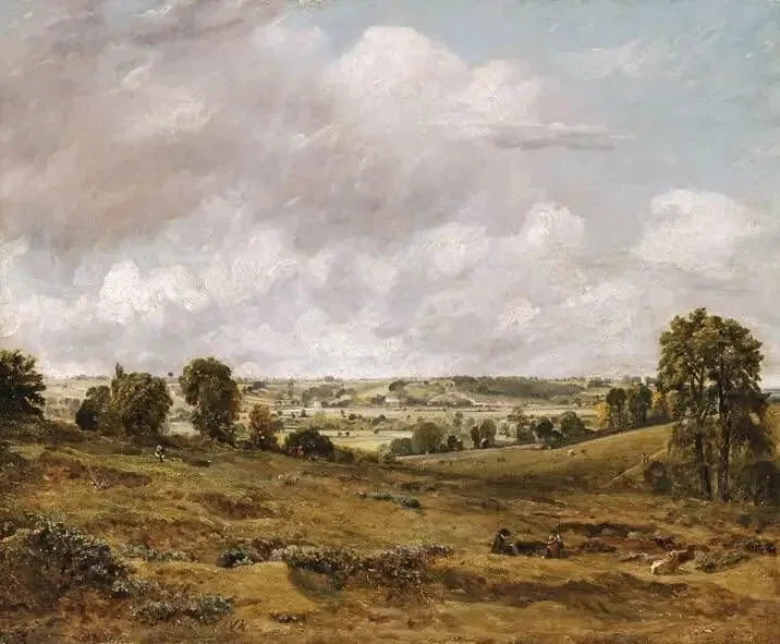 Vista de Dedham Vale a partir de East Bergholt - John Constable