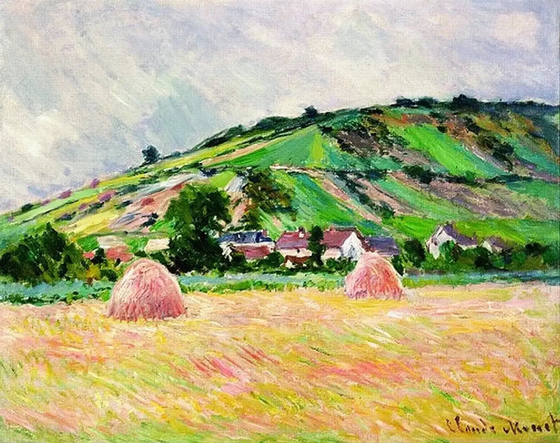 Vista de Giverny - Claude Monet